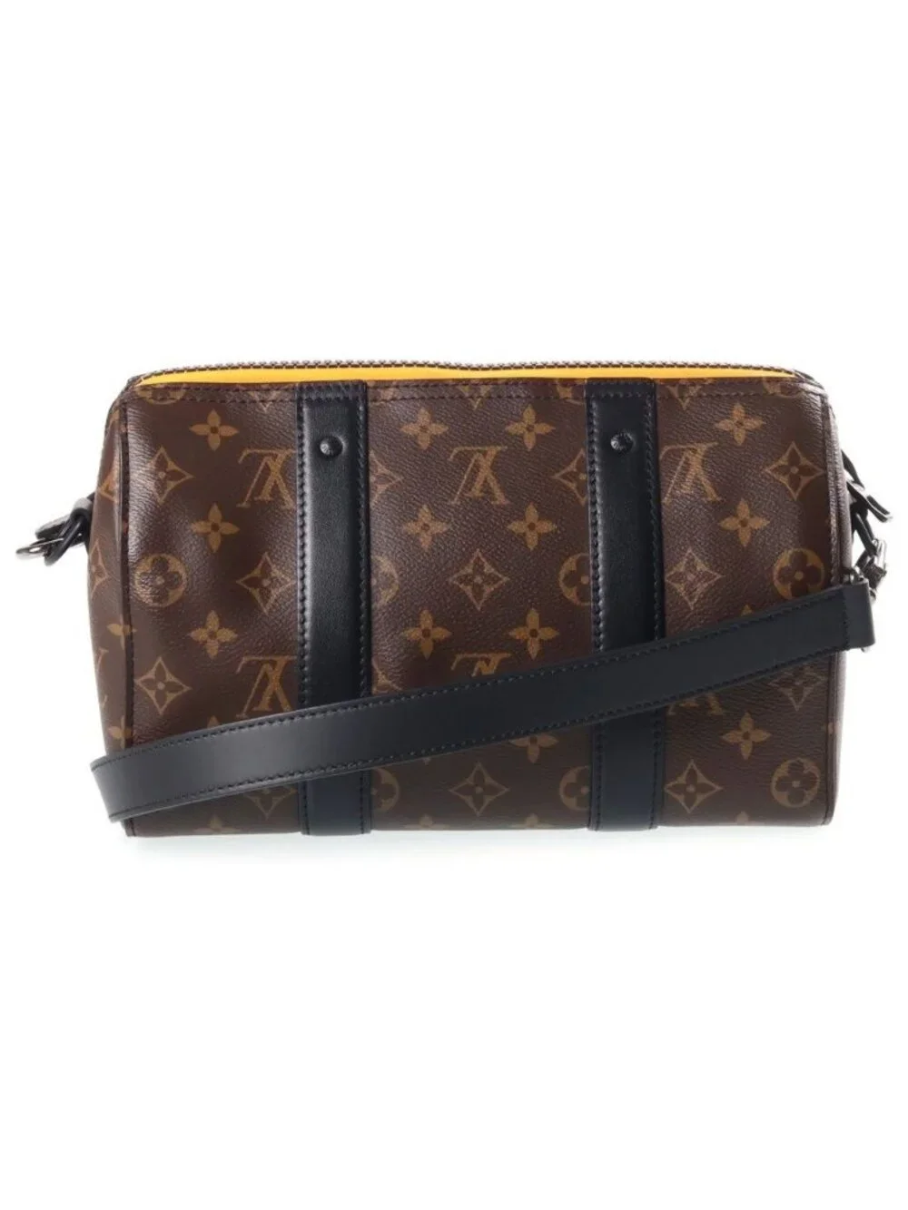 Louis Vuitton LV Lens City Keepall Shoulder Bag Leather Monogram